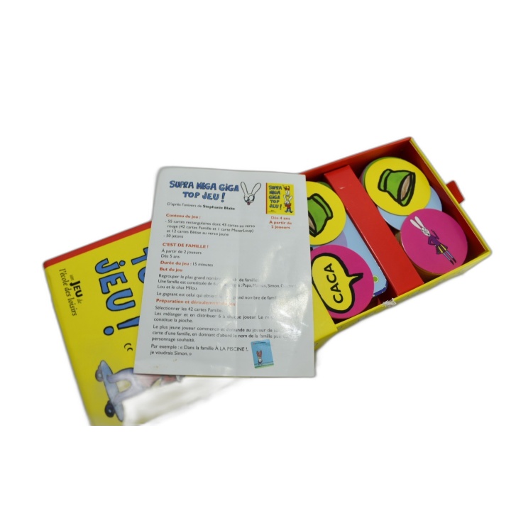 Supra Mega Giga Top Jeu ! - L'École des Loisirs - Jeu de cartes enfant