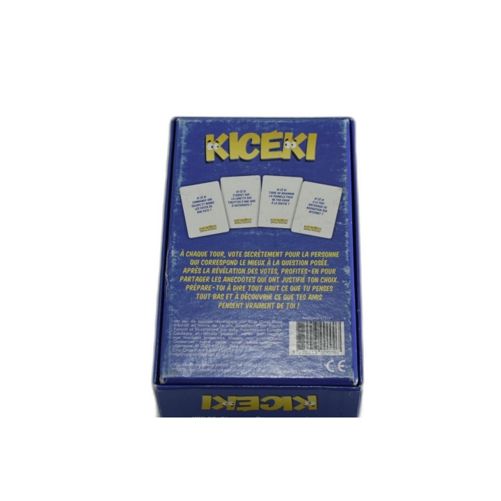 Kicéki - Jeu de Cartes Ambiance 3-10 Joueurs - 16 ans+ - Occasion Comp