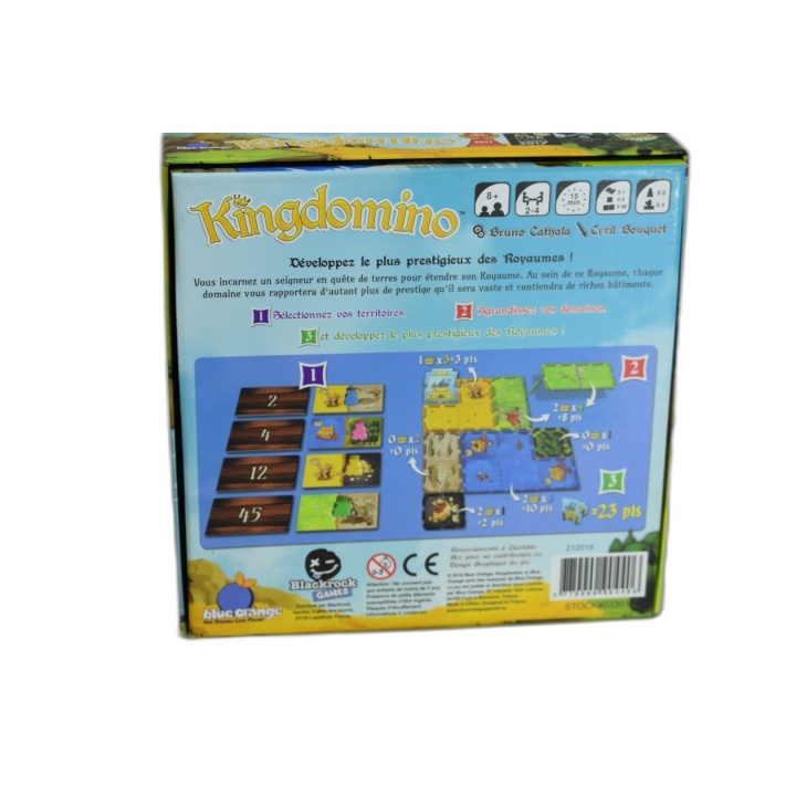 Kingdomino - Blue Orange - Jeu de Stratégie 2-4 Joueurs - 8 ans - Occa