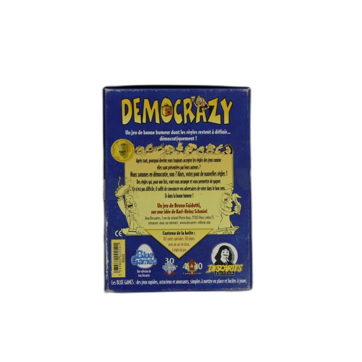 Democrazy - Blue Games / Descartes - Jeu de société voting 3-6 joueurs
