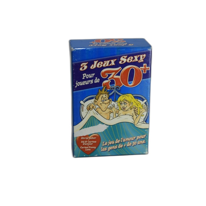 3 Jeux Sexy Pour Joueurs de 30+ - Strip-Poker Cartes Amour Adultes - O