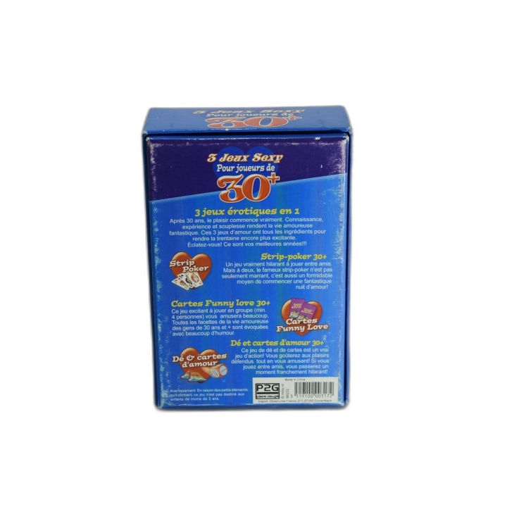 3 Jeux Sexy Pour Joueurs de 30+ - Strip-Poker Cartes Amour Adultes - O