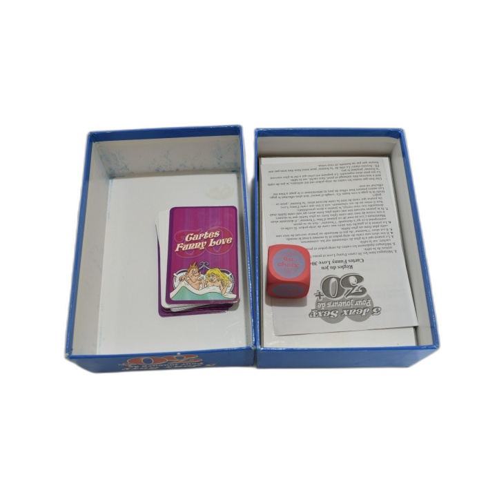 3 Jeux Sexy Pour Joueurs de 30+ - Strip-Poker Cartes Amour Adultes - O