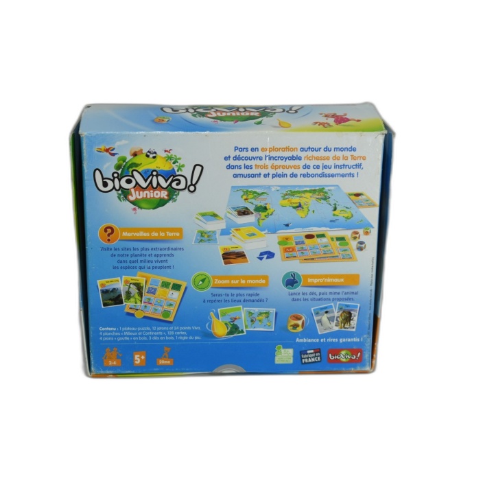 Bioviva Junior - Bioviva - Jeu Quiz Nature Enfant 130 Défis - 5 ans+ -