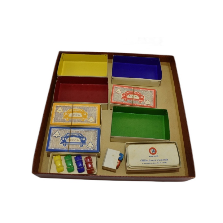 Rallye-Code - Jeu de société vintage numéros minéralogiques France - O