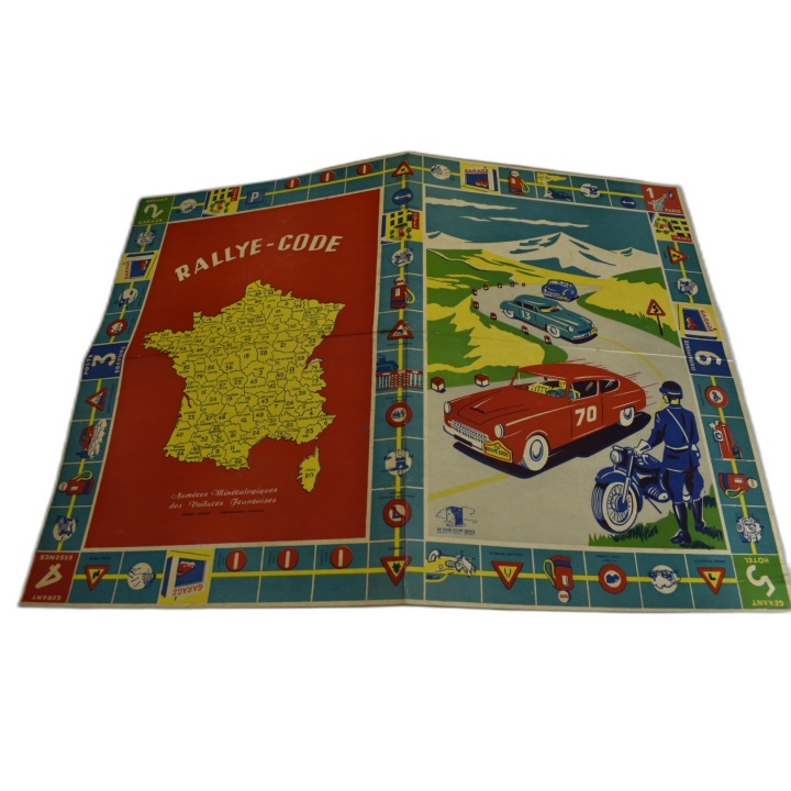 Rallye-Code - Jeu de société vintage numéros minéralogiques France - O