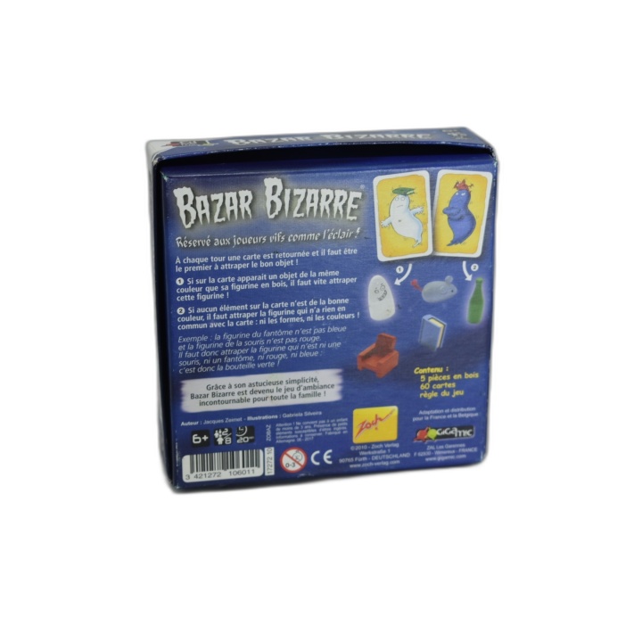 Bazar Bizarre - Zoch / Gigamic - Jeu Réflexes Famille 2-6 Joueurs - Dè