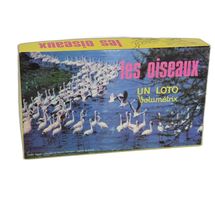 Les Oiseaux - Loto Volumétrix - Jeu éducatif Vintage - Occasion