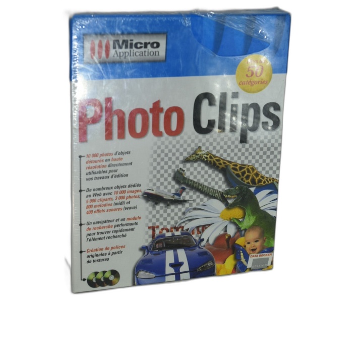 Photo Clips Micro Application - 10 000 Photos Cliparts Sons 50 Catégor