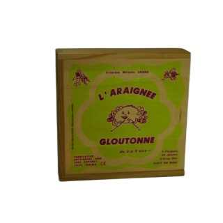 L'Araignée Gloutonne - Artisabois Jura - Jeu Bois Enfant 2-5 ans - 4 P