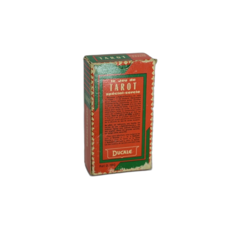 Tarot Ducale Spécial-Cercle Dos Écossais AXE - 78 Cartes Plastifiées -