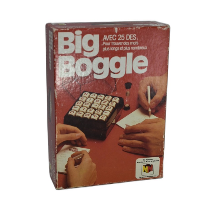 Big Boggle - MB - Jeu de lettres 1-8 joueurs - 25 dés - 8 ans - Occasi