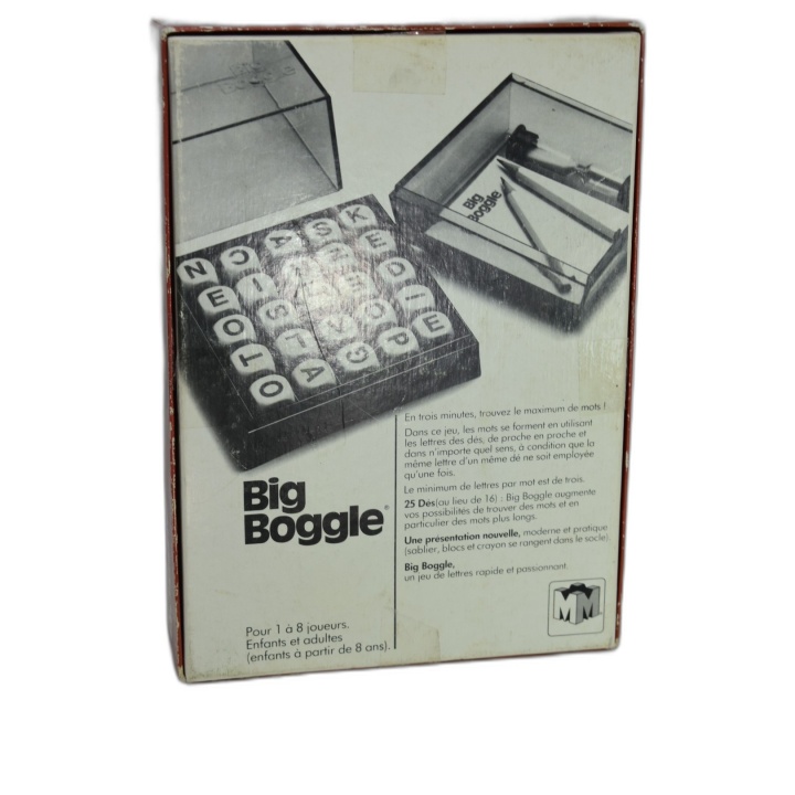 Big Boggle - MB - Jeu de lettres 1-8 joueurs - 25 dés - 8 ans - Occasi