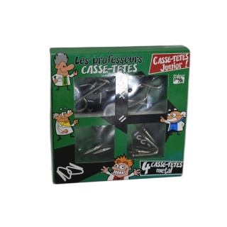 Les Professeurs Casse-Têtes Junior - Professor Puzzle - 4 Casse-Têtes