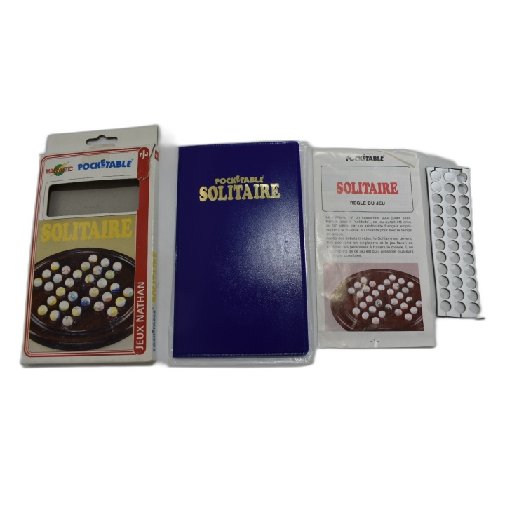 Pockétable Solitaire - Jeux Nathan - Casse-tête Solo Voyage - Format P