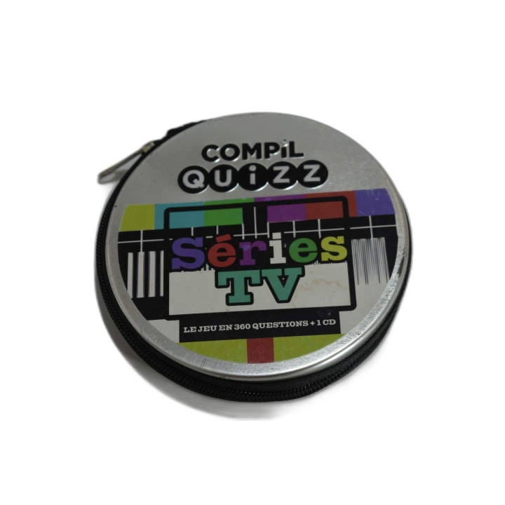 Compil Quzz Séries TV - Jeu Quiz Cartes + CD Musical - 2 Joueurs et + 