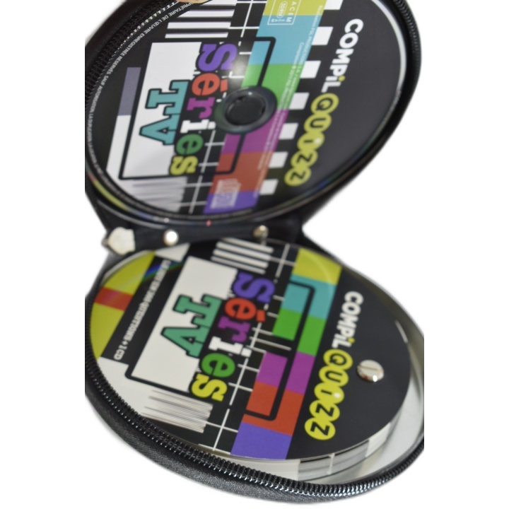 Compil Quzz Séries TV - Jeu Quiz Cartes + CD Musical - 2 Joueurs et + 