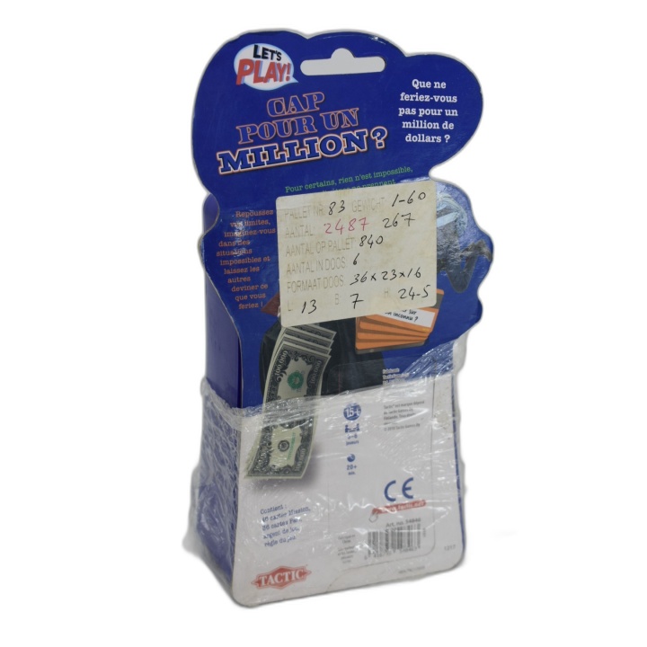 Cap Pour Un Million ? - Tactic - Jeu de Cartes 2-6 Joueurs - 15 ans -