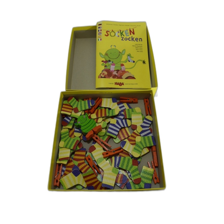 Rafle de Chaussettes - HABA 4786 - Jeu Observation Réflexes 2-6 Joueur