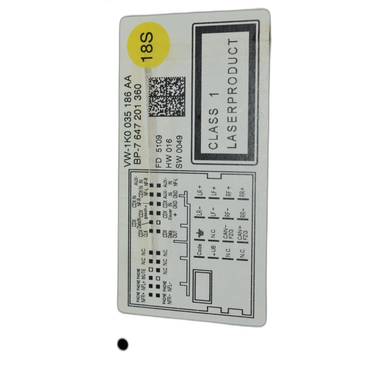 Autoradio GPS VW Volkswagen RNS 310 1K0035186AA - Écran Navigation Occ