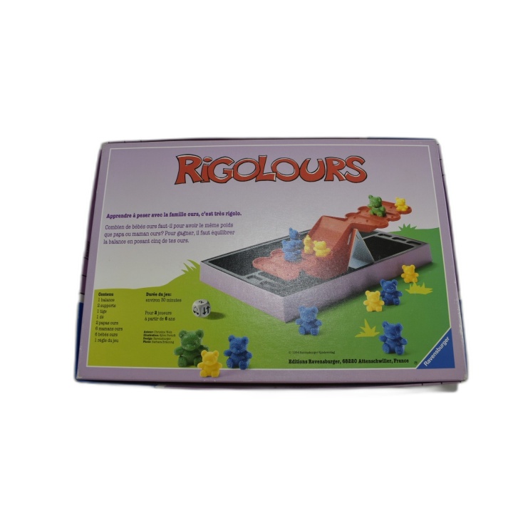 Rigolours - Ravensburger - Jeu Enfant Équilibre Ours - 2 Joueurs+ - 5