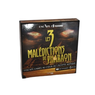 Les 3 Malédictions du Pharaon - Hachette - Escape Game 3 scénarios - 1