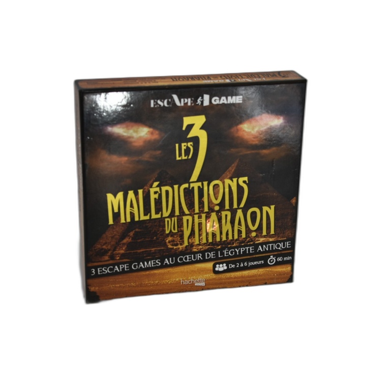 Les 3 Malédictions du Pharaon - Hachette - Escape Game 3 scénarios - 1