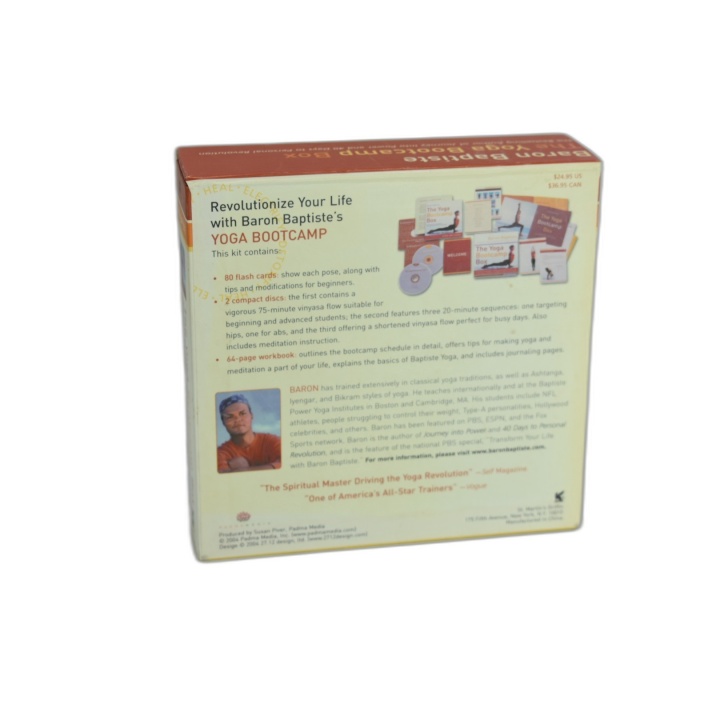 The Yoga Bootcamp Box - Baron Baptiste - Programme Yoga Interactif 4 C