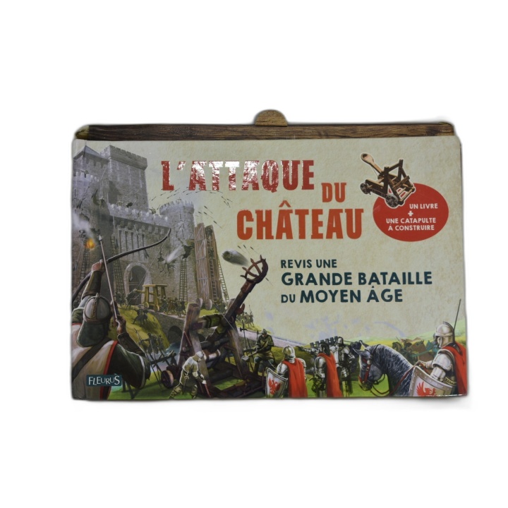 L'Attaque du Château Fleurus - Livre + Catapulte à Construire - Moyen