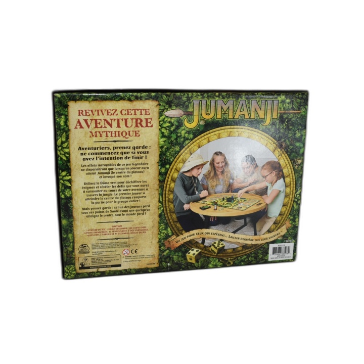 Jumanji - Spin Master - Jeu de Société Aventure 2-4 Joueurs - 8 ans -