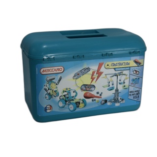 Meccano Construction Motorisé - Coffret 10 Modèles Moteur 6V - Pièces