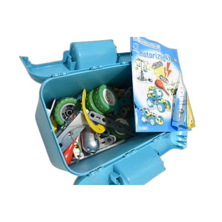 Meccano Construction Motorisé - Coffret 10 Modèles Moteur 6V - Pièces