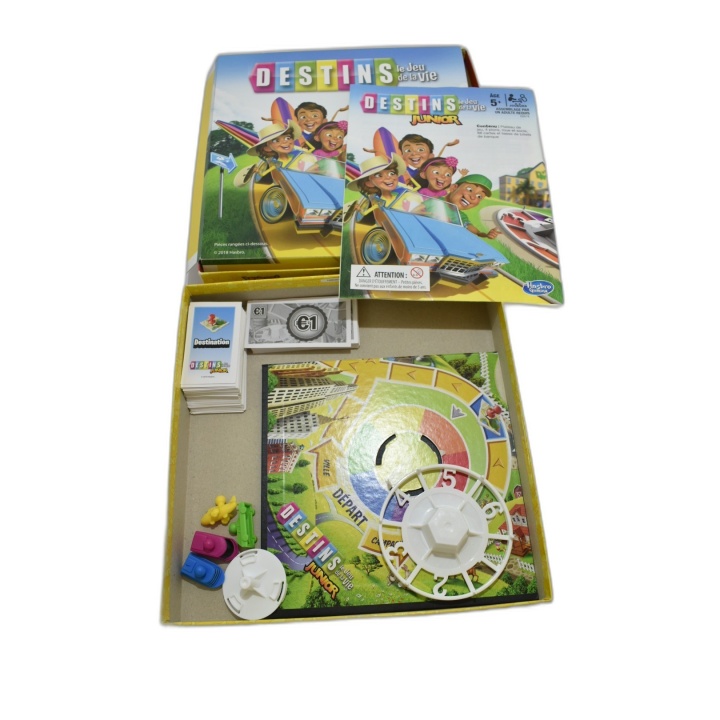 Destins Le Jeu de la Vie Junior - Hasbro Gaming - Jeu Famille 2-4 Joue