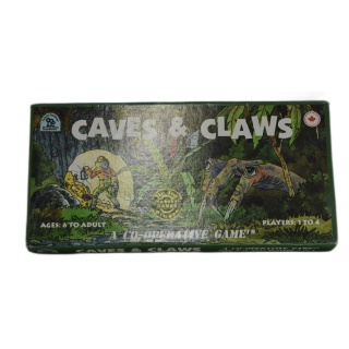Caves & Claws - Family Pastimes - Jeu Coopératif 1-4 Joueurs - 6 ans -