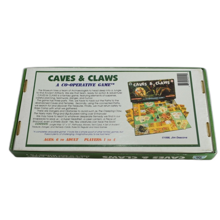 Caves & Claws - Family Pastimes - Jeu Coopératif 1-4 Joueurs - 6 ans -