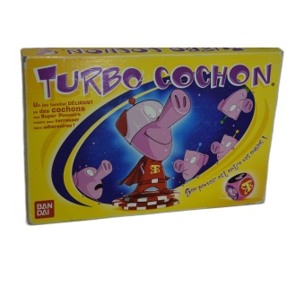Turbo Cochon - Bandai - Jeu Familial Délirant Cochons Super Pouvoirs -