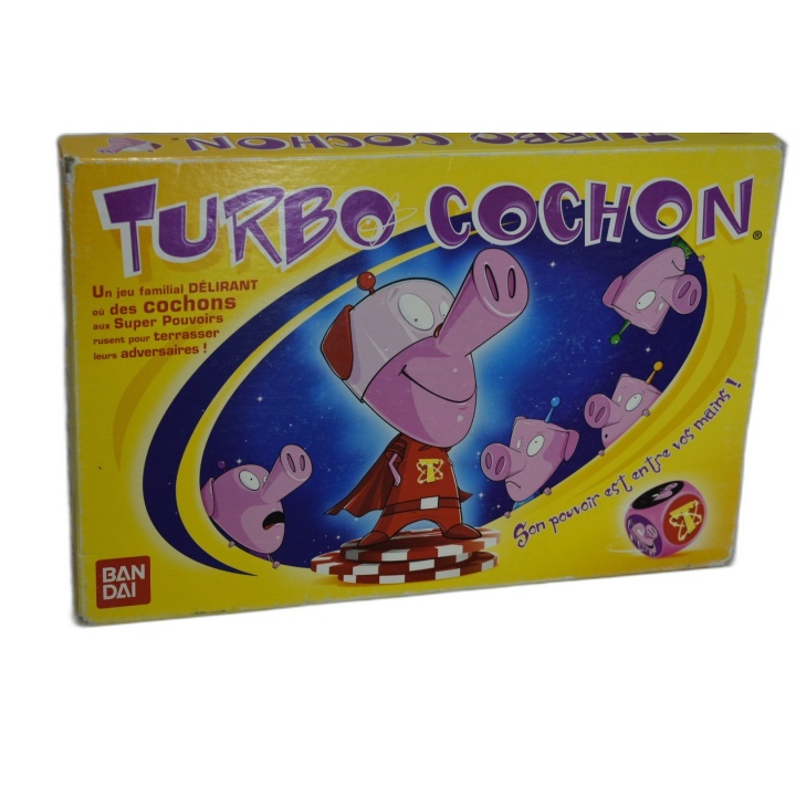 Turbo Cochon - Bandai - Jeu Familial Délirant Cochons Super Pouvoirs -