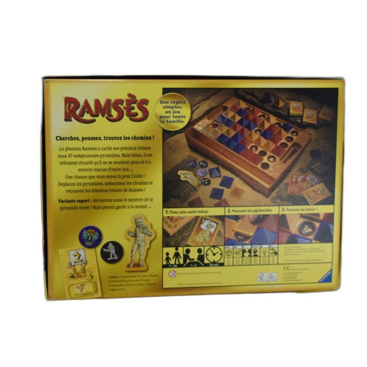 Ramsès - Ravensburger - Jeu Mémoire Famille 1-5 Joueurs - Dès 7 ans -