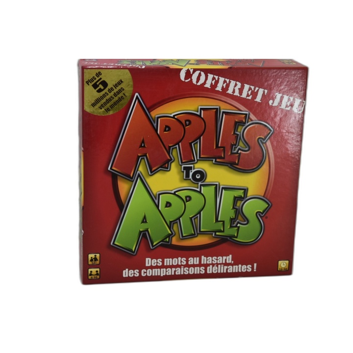 Apples to Apples - Mattel - Coffret Jeu de Cartes Comparaisons 4-10 Jo