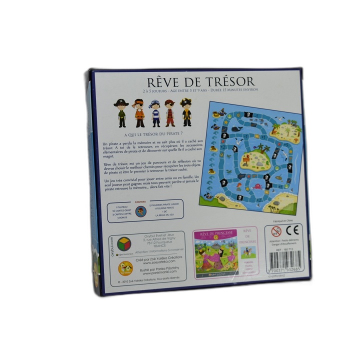 Rêve de Trésor - Oxybul - Jeu Parcours Pirate 2-5 Joueurs - 5 ans - Oc