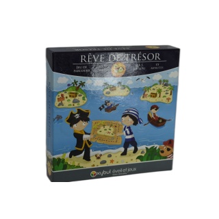 Rêve de Trésor - Oxybul - Jeu Parcours Pirate 2-5 Joueurs - 5 ans - Oc