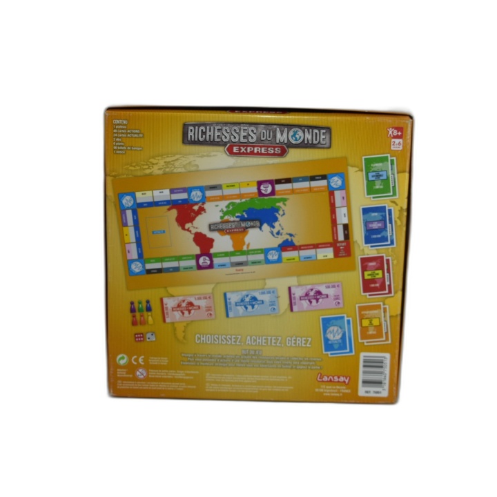 Richesses du Monde Express - Lansay - Jeu Stratégie 2-6 Joueurs - 8 an