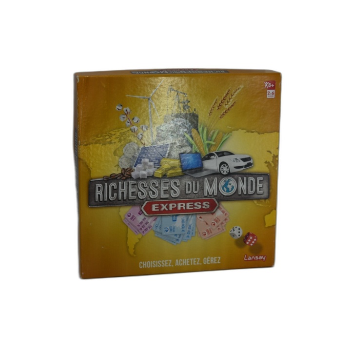 Richesses du Monde Express - Lansay - Jeu Stratégie 2-6 Joueurs - 8 an