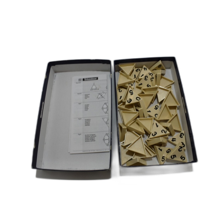 Triominos Voyager Goliath - Jeu de Dominos Triangles 1-4 Joueurs - 6 a