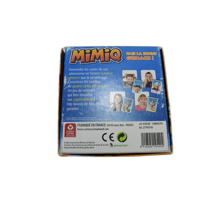 MimiQ - Jeu de cartes familles - 2 joueurs et + - Dès 5 ans - Occasion