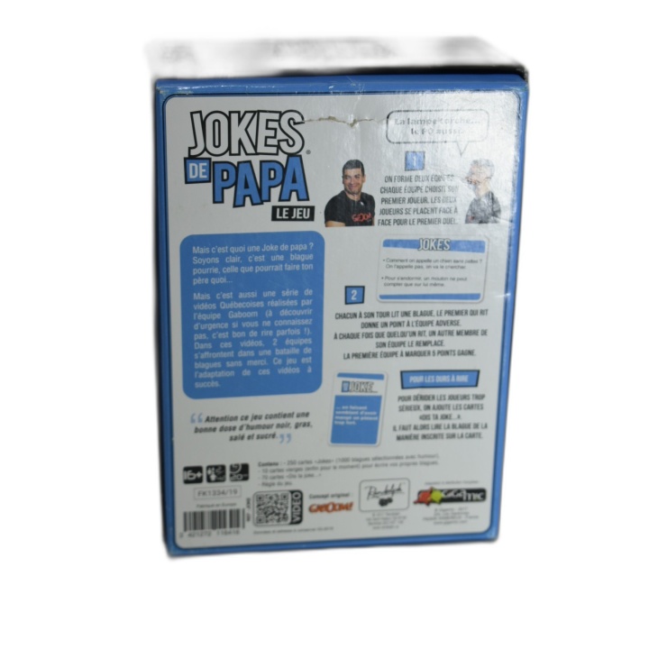 Jokes de Papa Le Jeu - Gigamic - Jeu d'ambiance 1000 blagues - 2 joueu