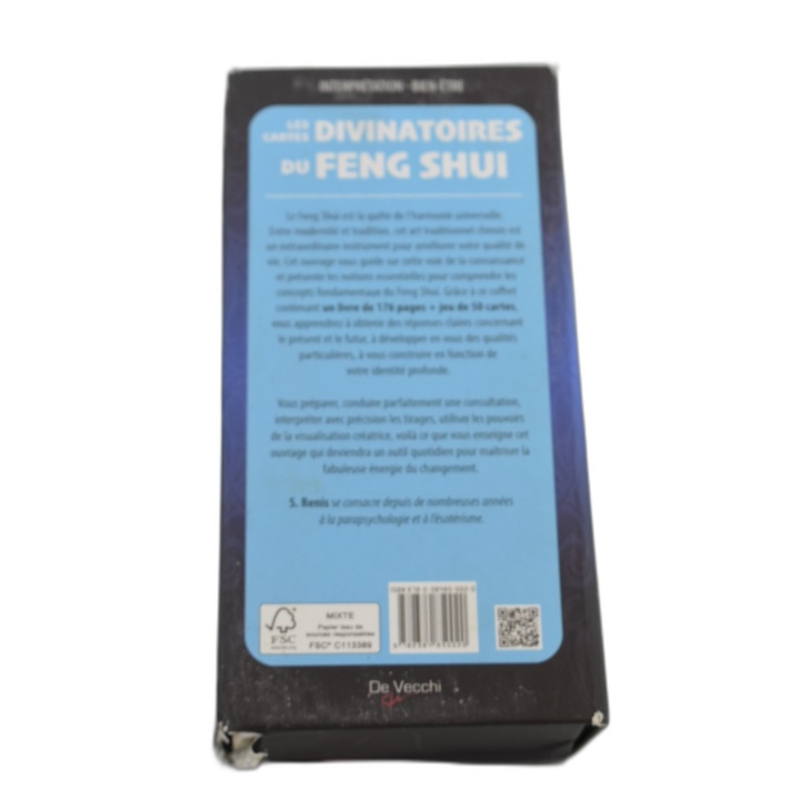 Les Cartes Divinatoires du Feng Shui - De Vecchi - Coffret 58 Cartes +