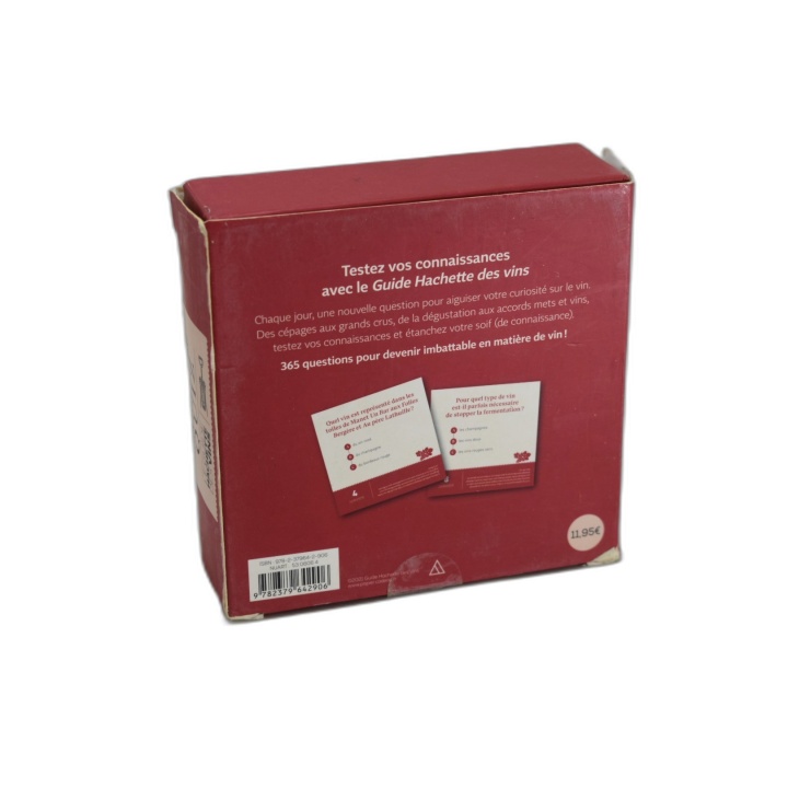 Guide Hachette des Vins - Jeu de Cartes Quiz 365 Questions - Œnologie