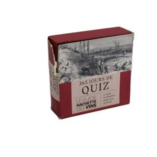Guide Hachette des Vins - Jeu de Cartes Quiz 365 Questions - Œnologie