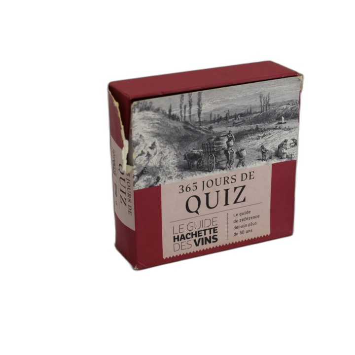Guide Hachette des Vins - Jeu de Cartes Quiz 365 Questions - Œnologie